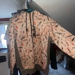 Burton Dry Ride Hoodie (Fishing Lure Print, S)